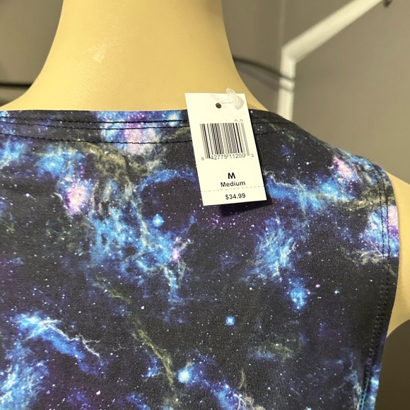 Star Wars tank top, her universe, size medium New black blue universe designe - Picture 6 of 10